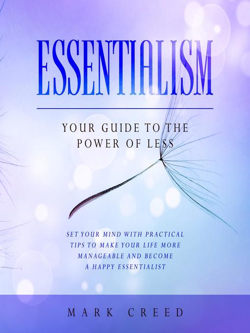 Title details for Essentialism by Mark creed - Available